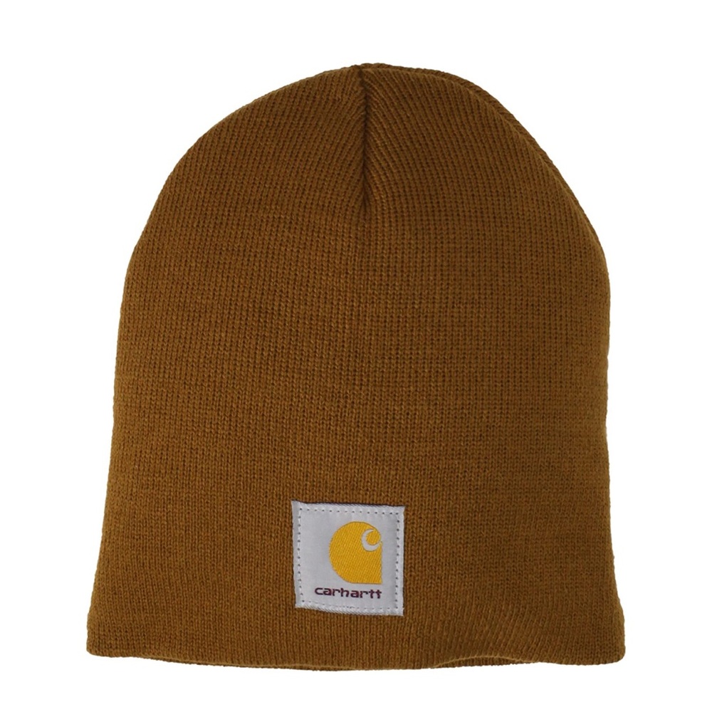 ❣️2/$25❣️ Light brown CARHARTT men’s knit beanie hat | OS